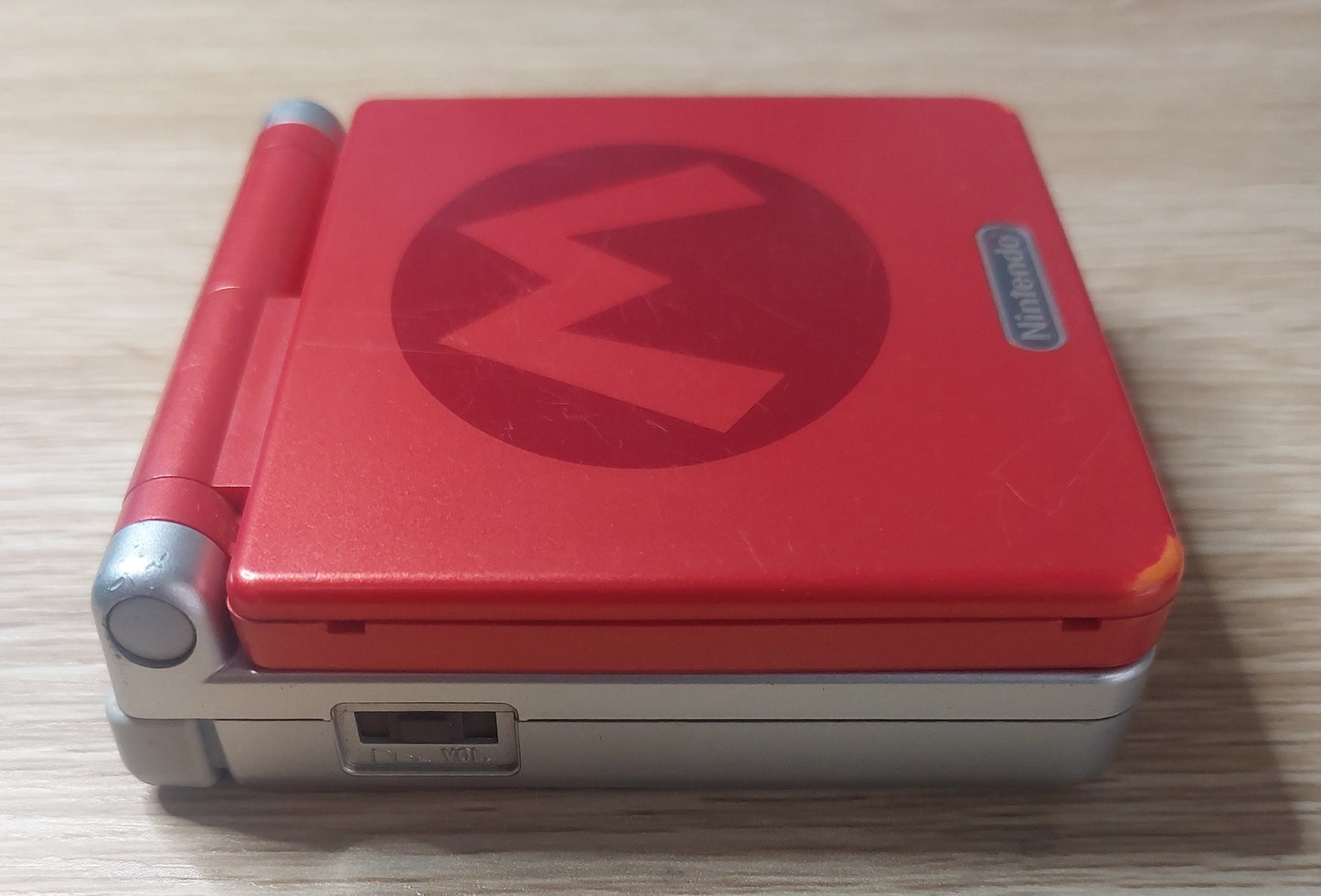 Original Nintendo Gameboy Advance SP Mario Edition in Good Condition, NEW Battery, Tested Inc.charger.