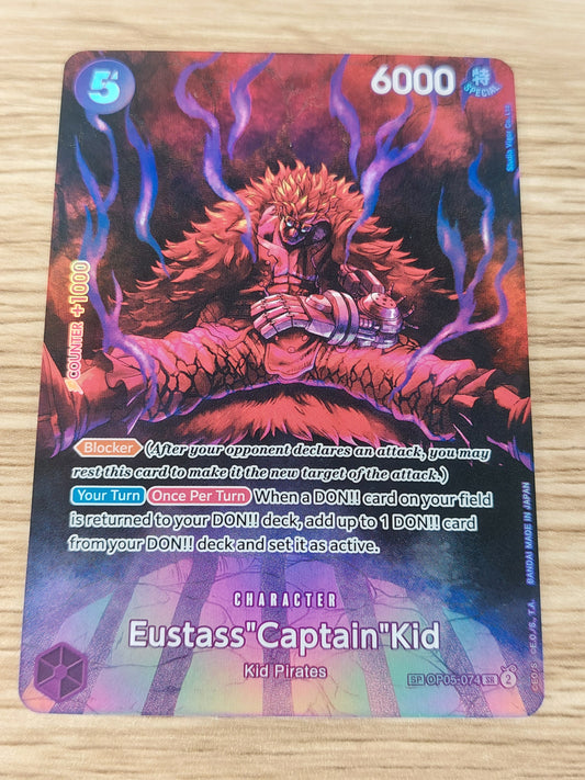 Eustass Captain Kid SP OP05-074 SR - One Piece 500 Years in the Future- English