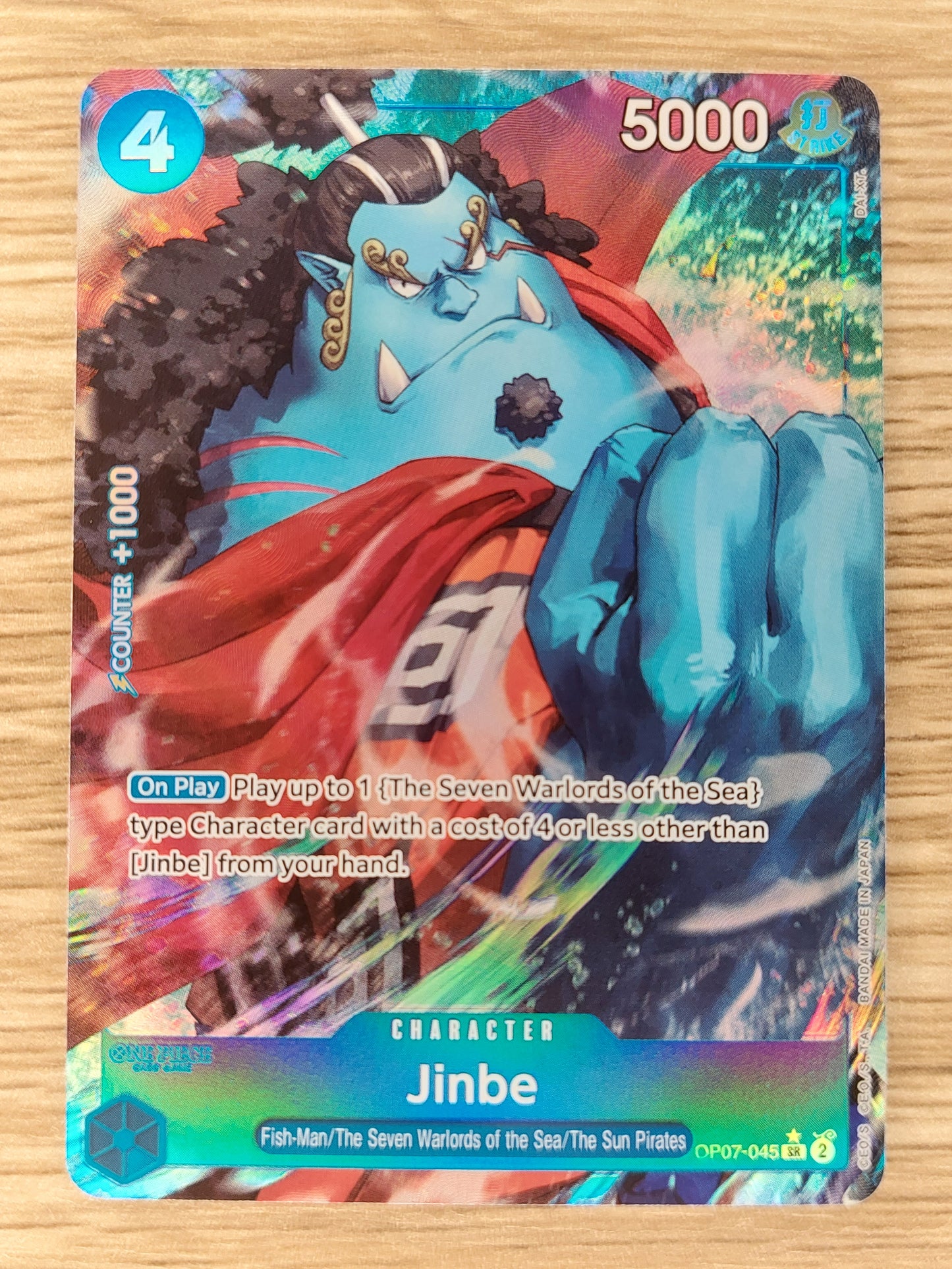 OP07-045 Jinbe Alt Art ONE PIECE TCG 500 Years into the Future (English)