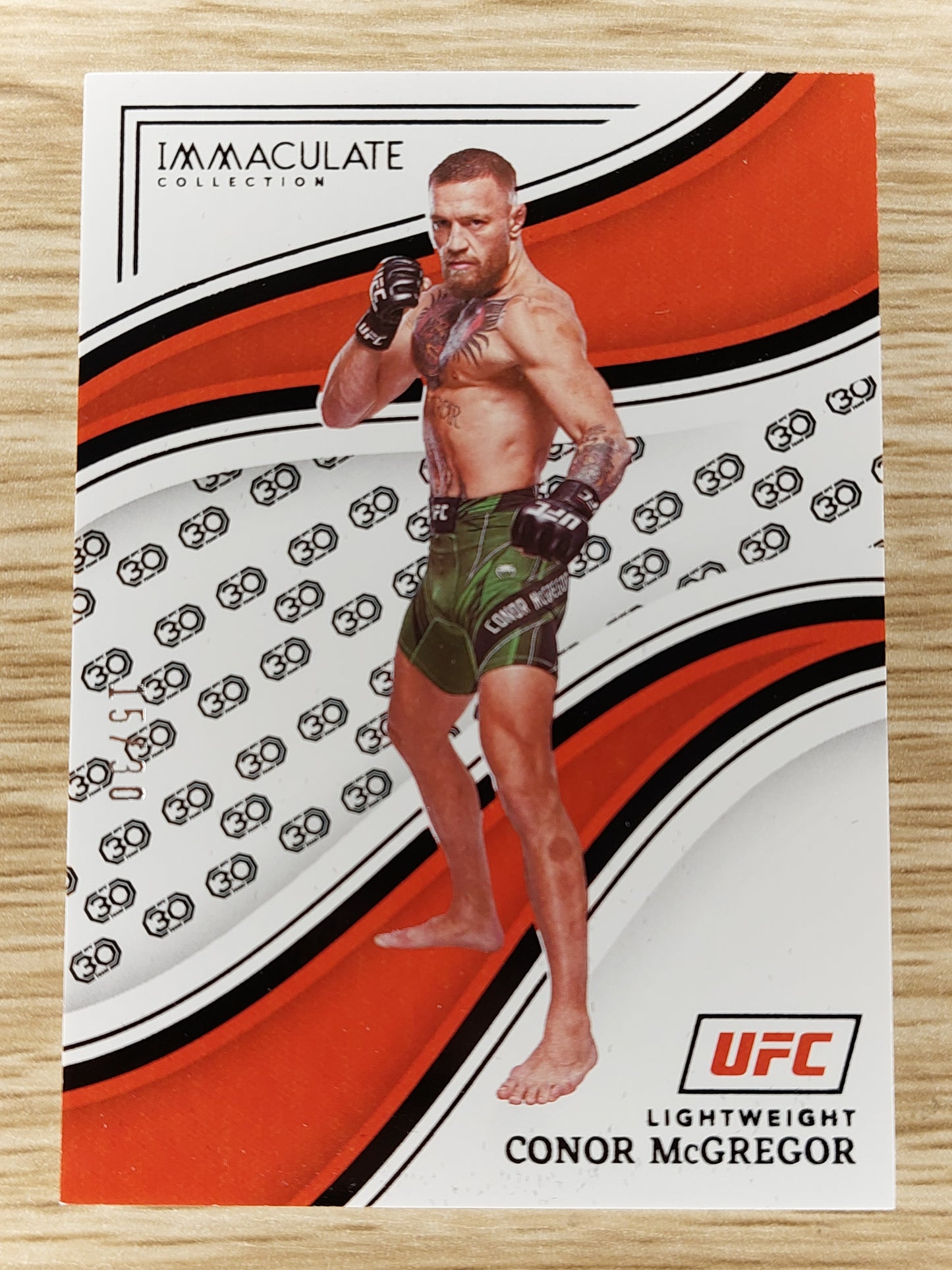 2023 Panini Immaculate Collection UFC #67 Conor McGREGOR 30th Anniversary SP 15/30