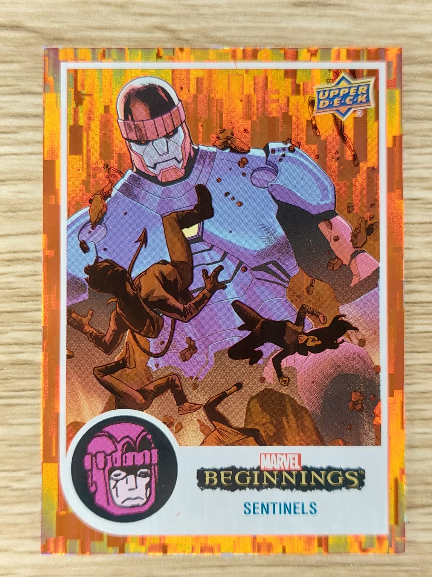 Upper Deck Marvel Beginnings Vol 2 Series 1 #137 Orange Rainbow Bridge Sentinels 065/199