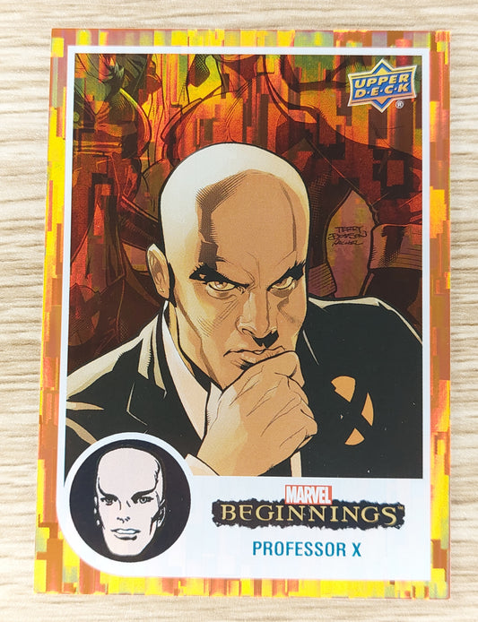 Upper Deck Marvel Beginnings Vol 2 Series 1 #17 Orange Rainbow Bridge Professor X 032/199