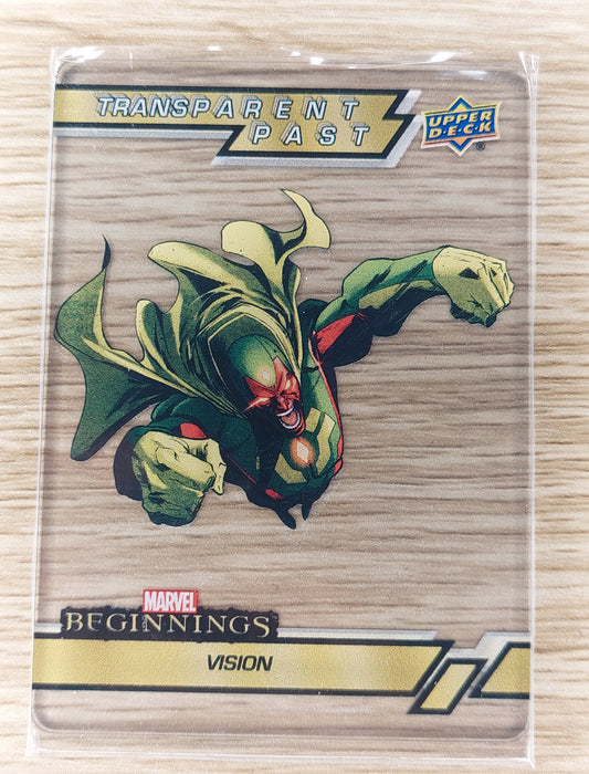 Upper Deck Marvel Beginnings Vol 2 Series 1 TP-59 Vision Transparent Past Insert