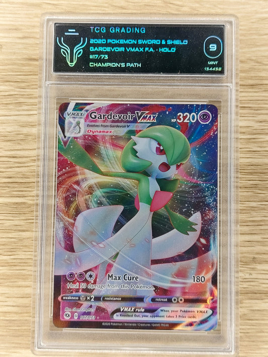 2020 Pokemon SWSH Champions Path 017/073 Gardevoir Vmax Full Art Holo TCG 9