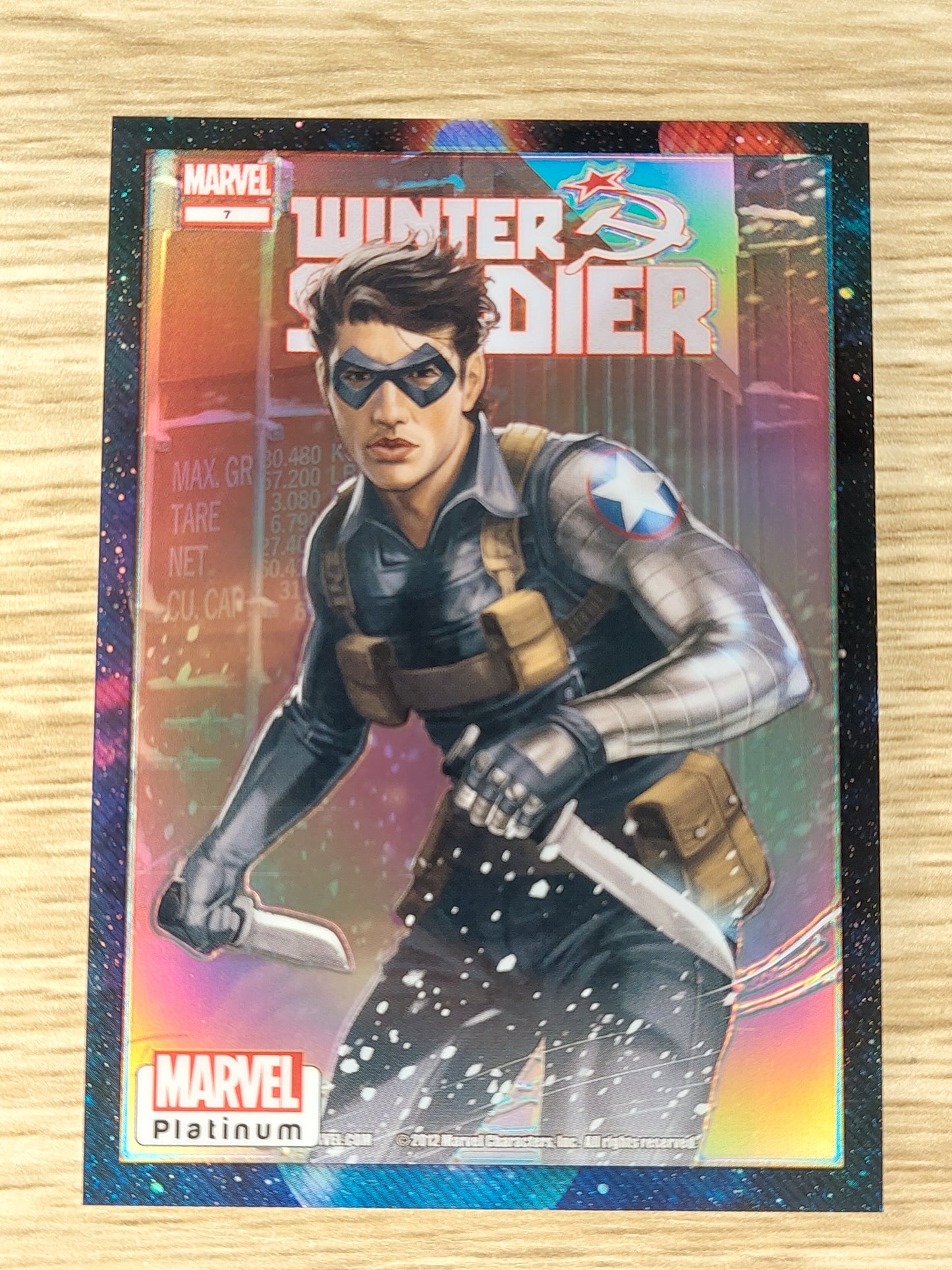 Upper Deck Marvel Platinum W168 Winter Soldier Cover Variant Cosmic 20/25