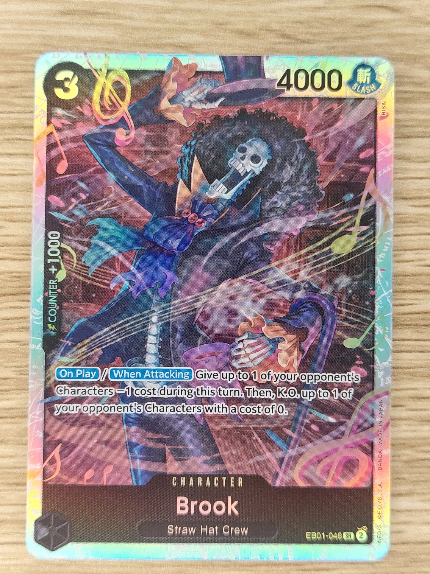 One Piece EB01-046 SR Brook Super Rare