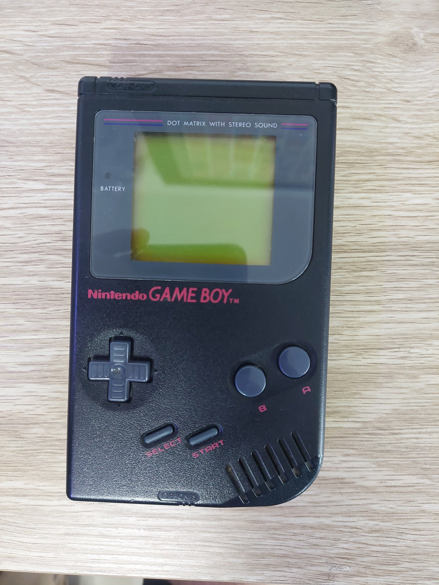 1989 Nintendo Gameboy Game Boy Original DMG-01 Black Original Tested & Cleaned