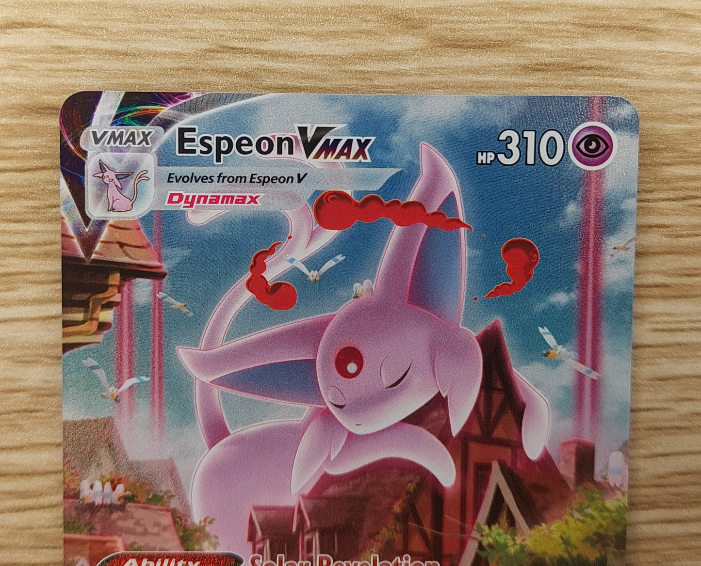 Pokémon TCG Espeon VMAX Fusion Strike 270/264 Holo Secret Rare