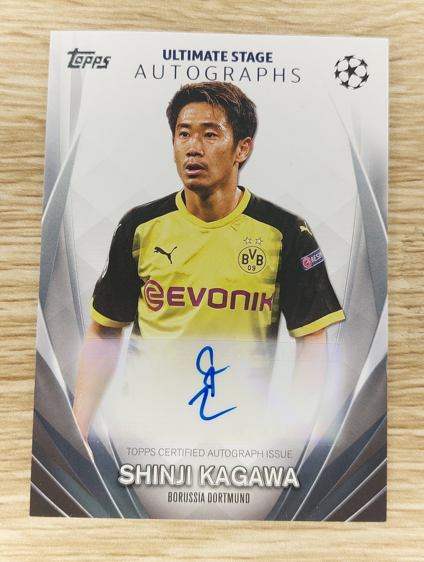 Topps UEFA Champions League USA-SK Shinji Kagawa Ultimate Stage Auto