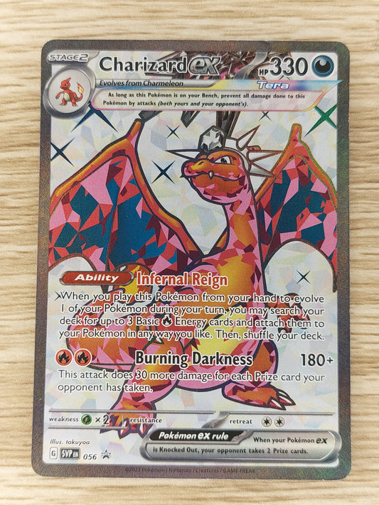 Charizard ex - SVP056 Blackstar Promo Full Art Ultra Rare Pokemon Card