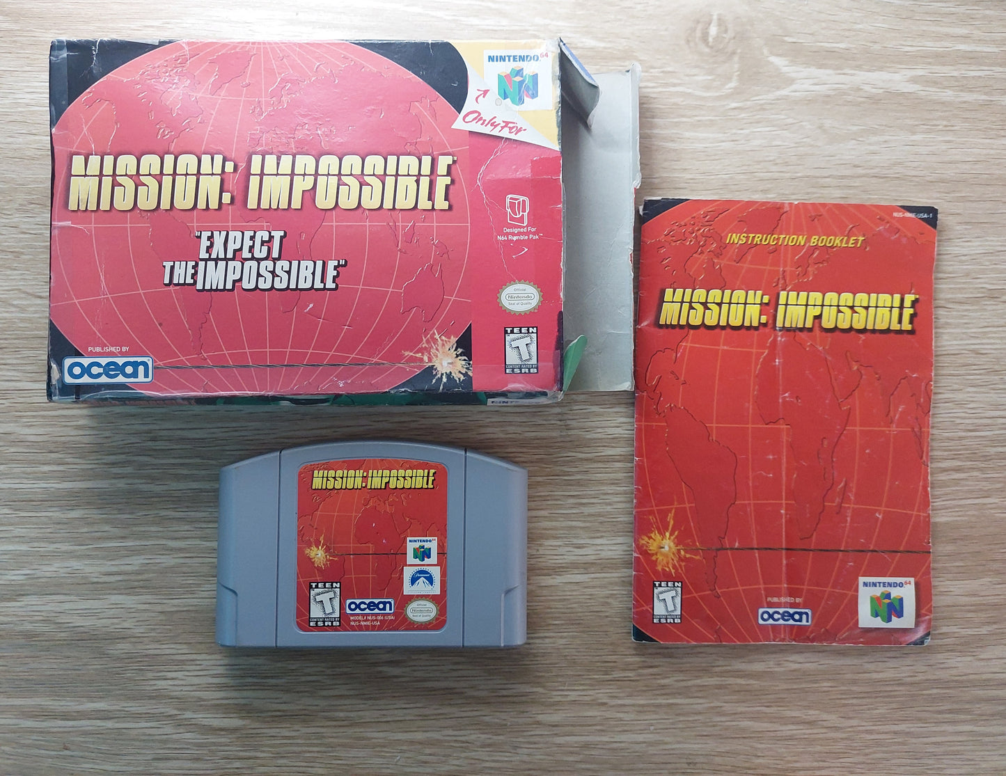 1996 Nintendo N64 (NUS-006 USA)Mission Impossible Boxed no insert.