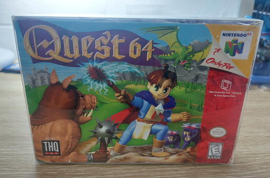 1998 Nintendo N64 (NUS-006  USA)QUEST 64 Complete & Boxed