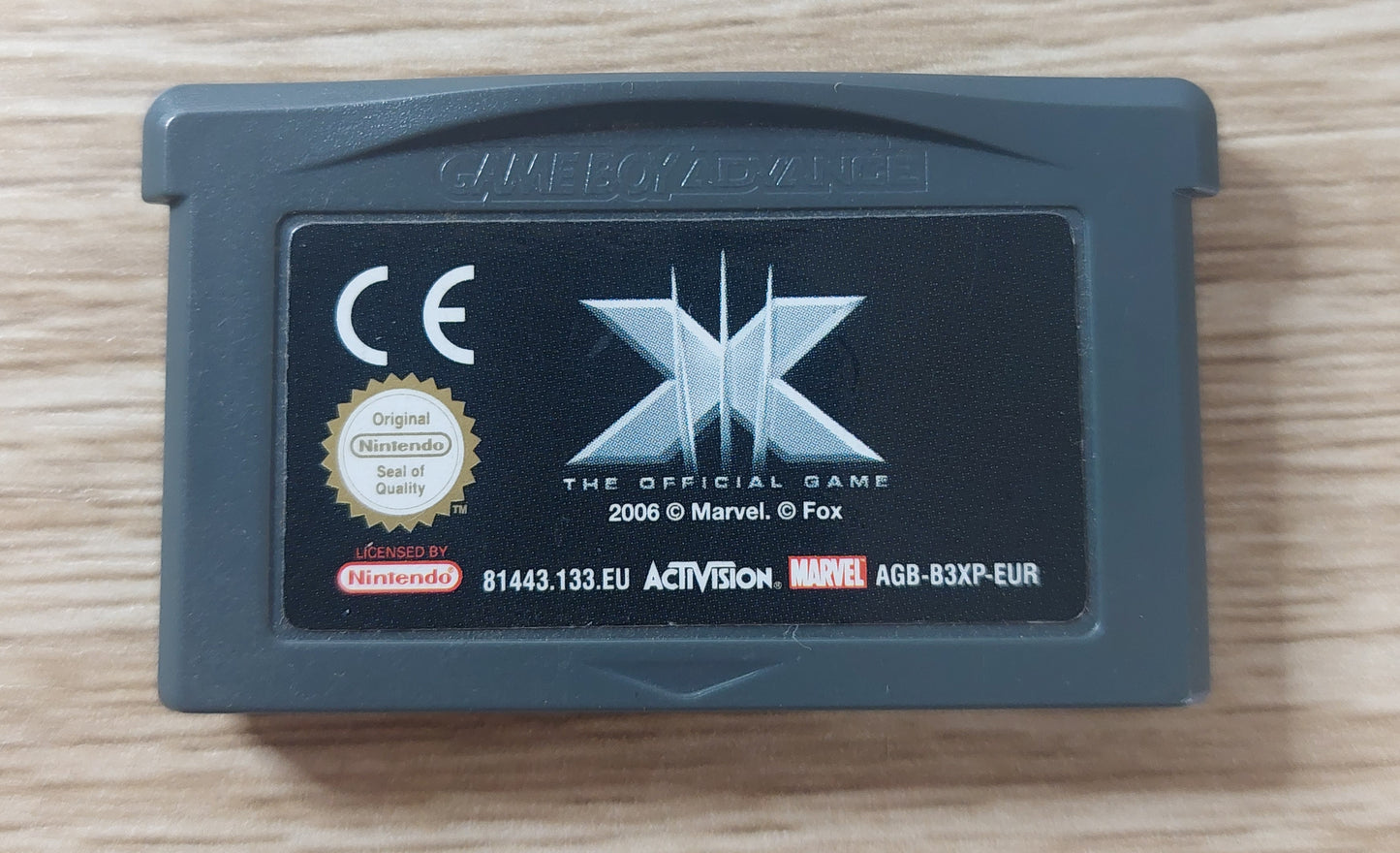 2006 Nintendo Gameboy Advance Marvel X The Official Game EUR PAL Cart Tested/Cleaned