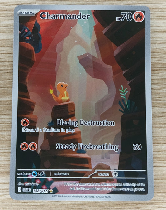 2023 Pokemon SV 151 168/165 Charmander Art Rare