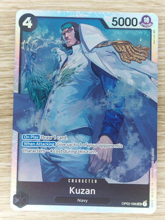 ✨️One Piece TCG -   SR Super Rare Kuzan OP02-096 Paramount War English