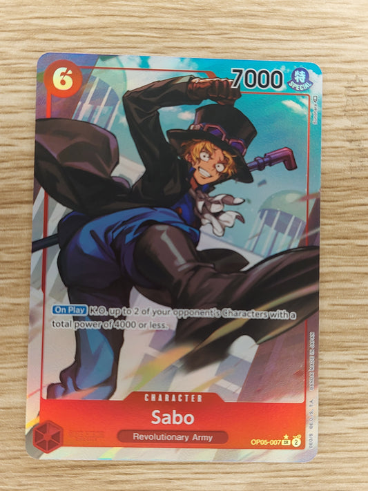 One Piece Awakening of the New Era OP05-007 SR Alt Art Sabo