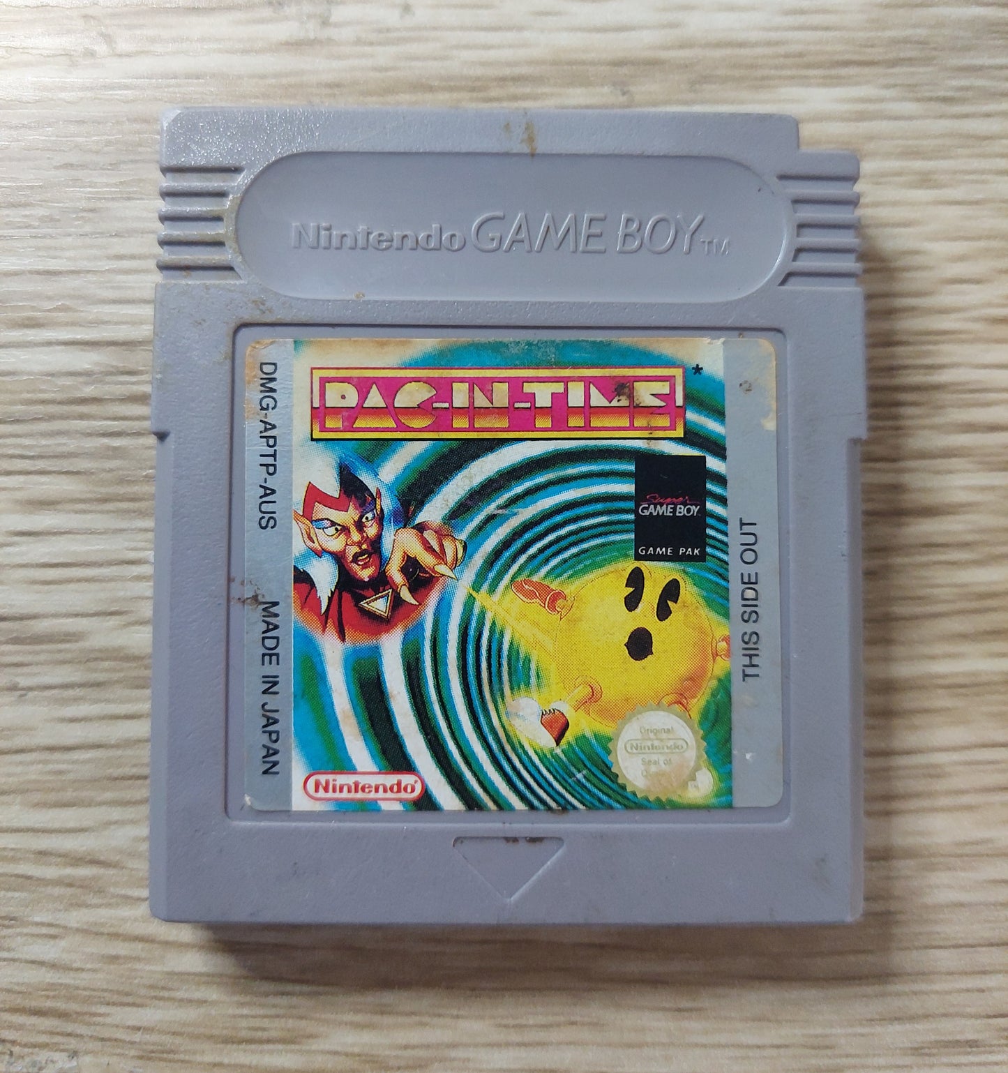 Nintendo Gameboy PAC IN TIME AUS PAL CART TESTED