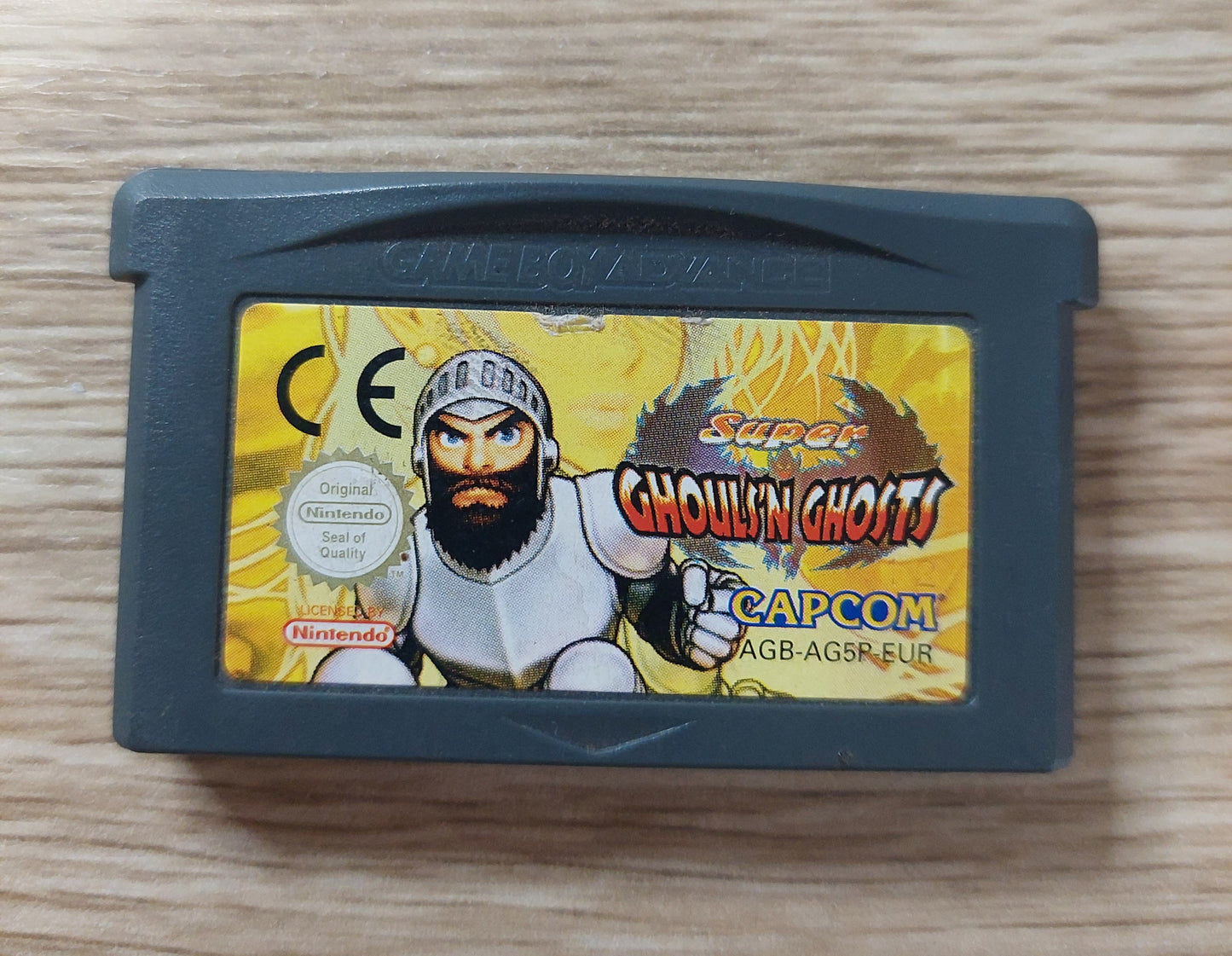 Gameboy Advance Capcom Super Ghouls N Ghosts EUR Cart Tested Exc.Condition