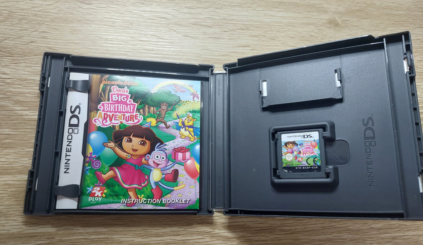 Nintendo DS Dora's Big Birthday Adventure EUR Tested CIB