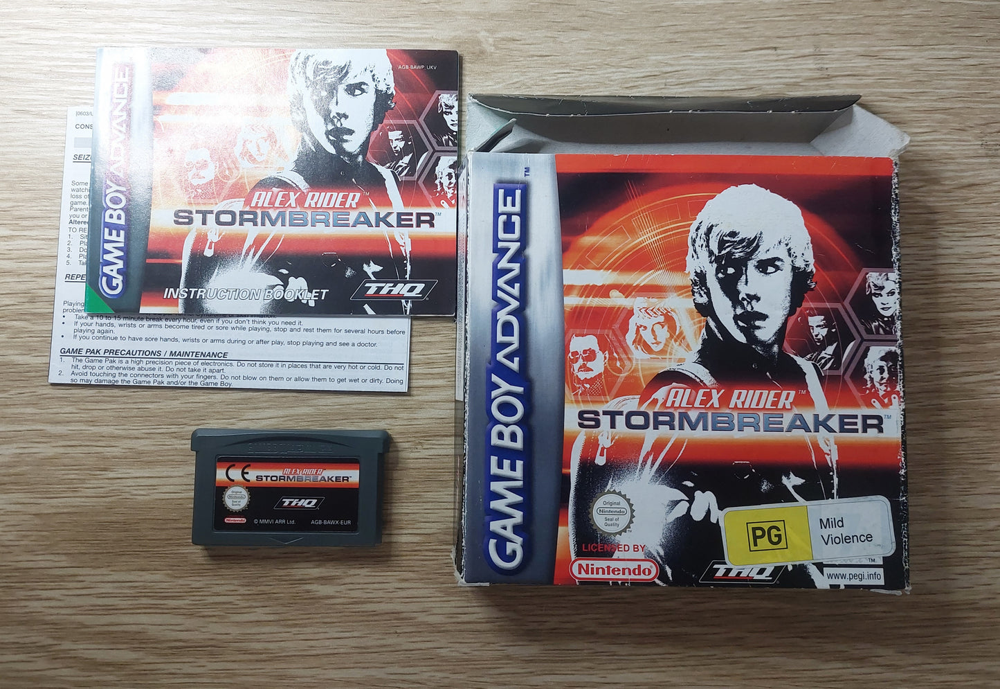 Nintendo Gameboy Advance Boxed Alex Rider Stormbreaker (no insert)