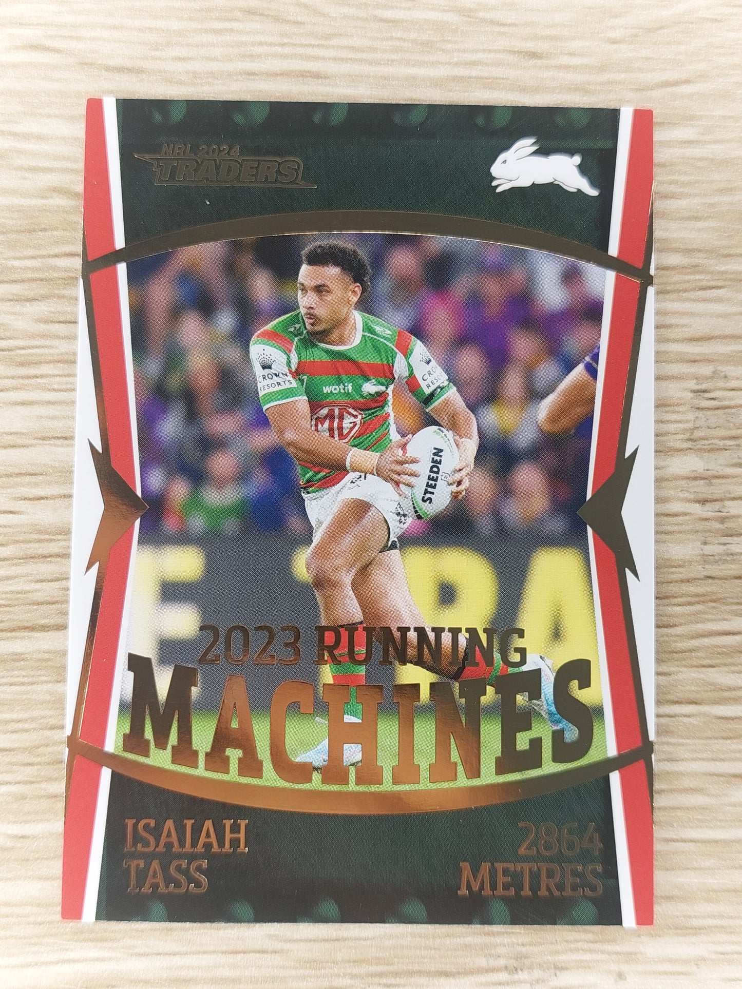 2024 NRL TRADERS 2023 Running Machines Isaiah Tass RM 13/27  (044/117)