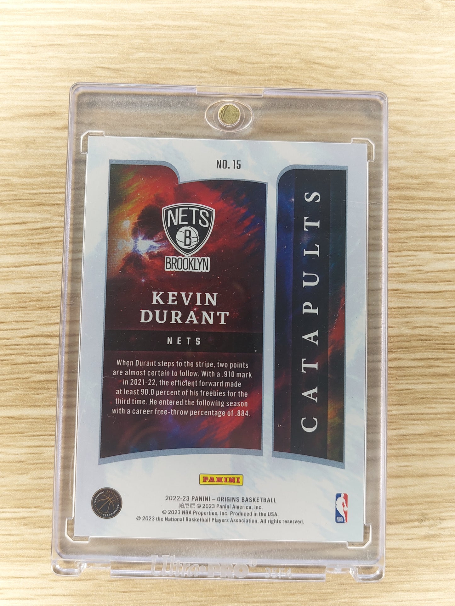 2022-23 Panini Origins no.15 Catapults Kevin Durant 13/25