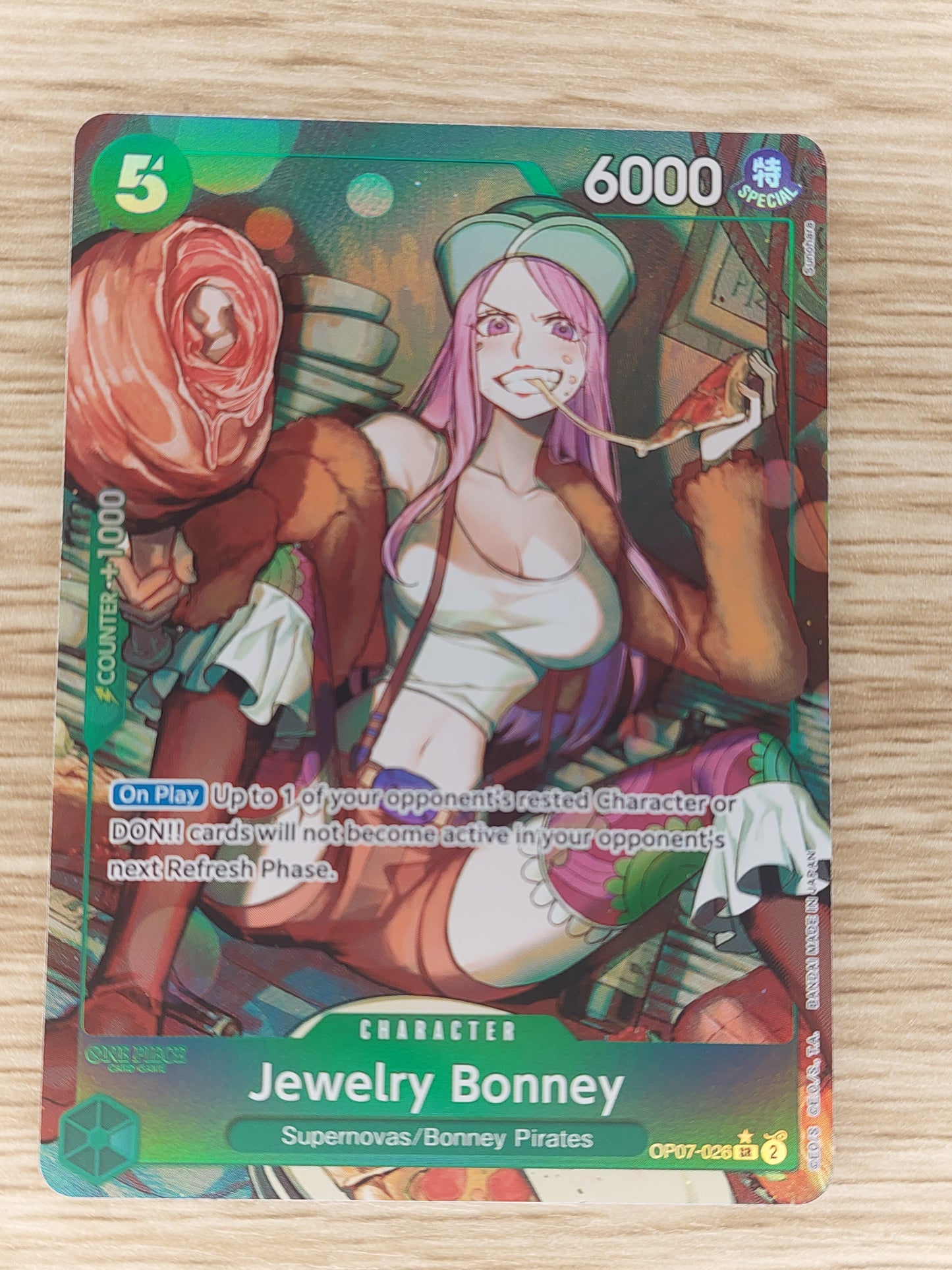 Jewelry Bonney SR Alt Art One Piece 500 Years in the Future OP07 026 English