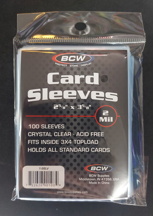 BCW Card Sleeves pack of 100 penny sleeves