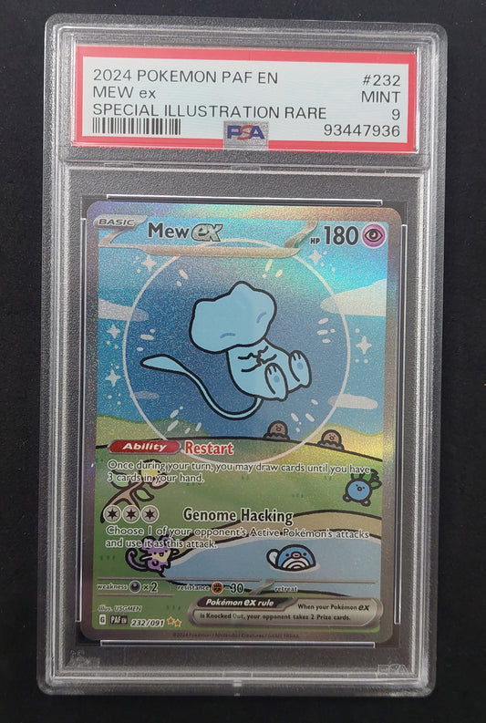 2024 Pokemon Paldean Fates 232/091 Mew EX Special Illustration Rare PSA 9 - 36