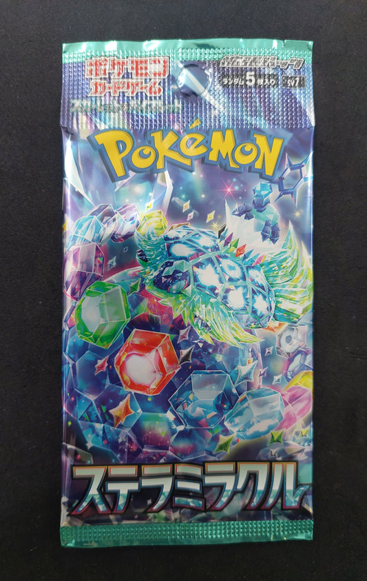 Japanese Pokemon Stellar Miracle SV7 Booster Pack (5 cards)Unsearched.