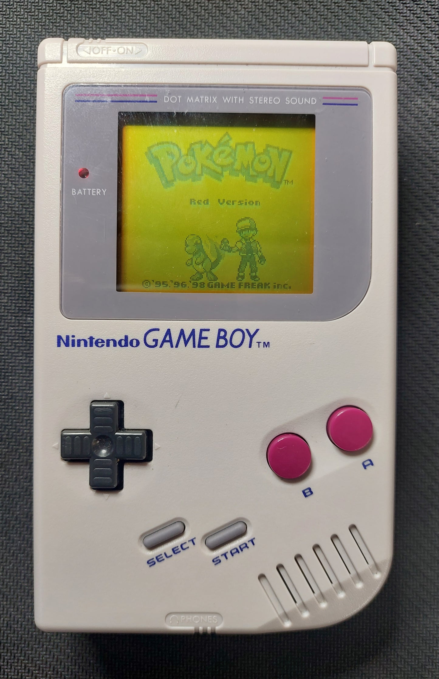 1989 Nintendo Gameboy Game Boy Original DMG-01 Original Grey Tested & Cleaned Excellent Condition