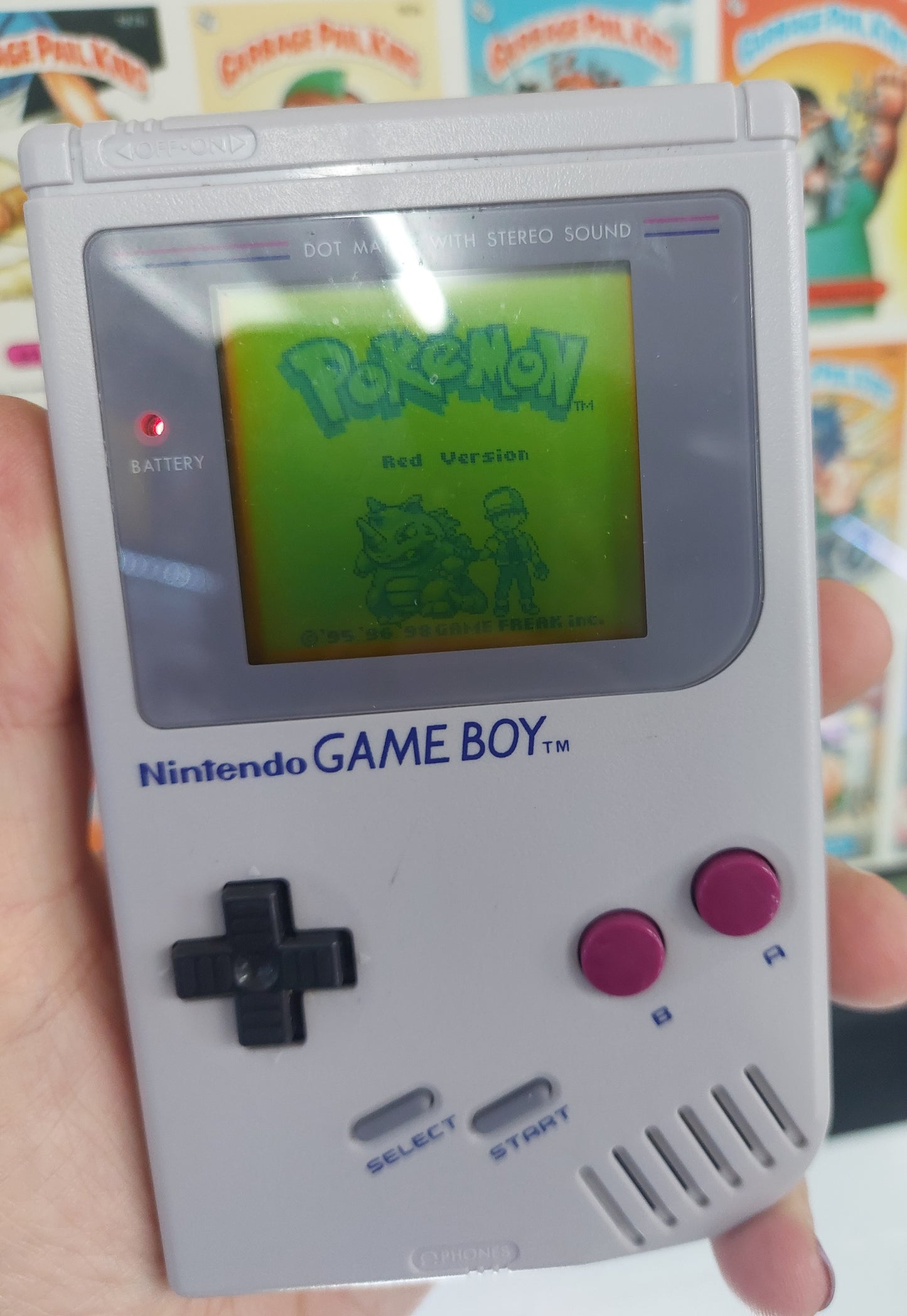 1989 Nintendo Gameboy Game Boy Original DMG-01 Original Grey Tested & Cleaned Excellent Condition