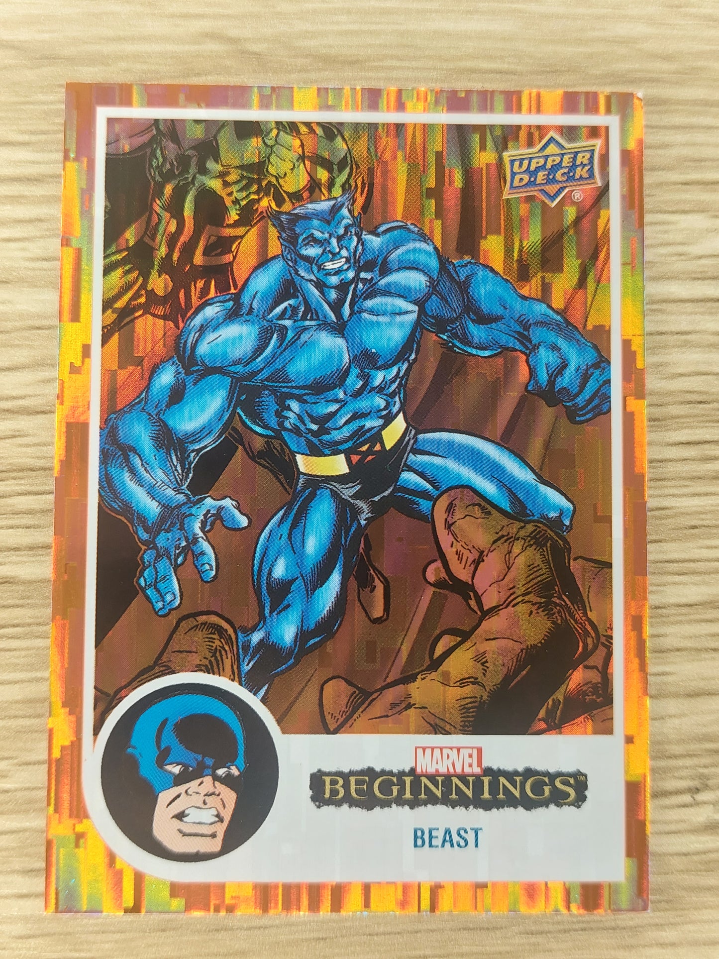 Upper Deck Marvel Beginnings Vol 2 Series 1 #122 Orange Rainbow Bridge Beast 088/199