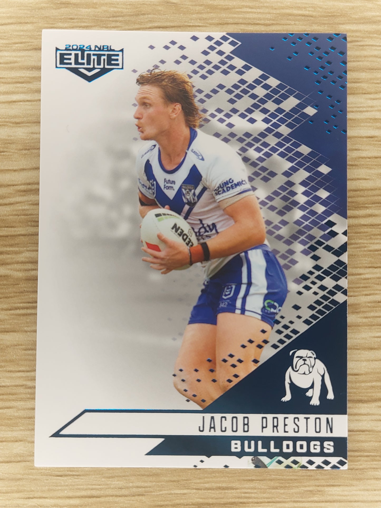 2024 Elite NRL - Mojo Sapphire - #MS027 - Jacob Preston - Bulldogs - 21/25