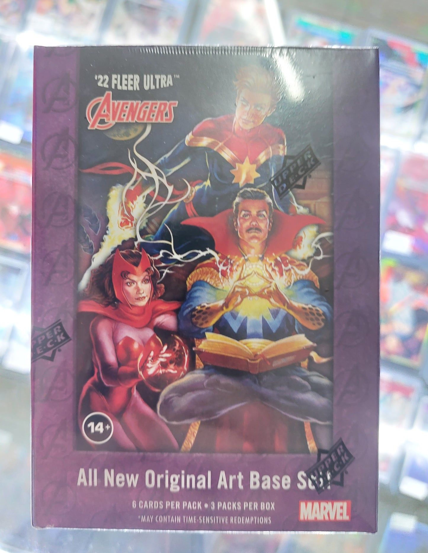 2022 UPPER DECK MARVEL FLEER ULTRA AVENGERS BLASTER BOX SEALED BRAND NEW(3 packs of 6 cards)