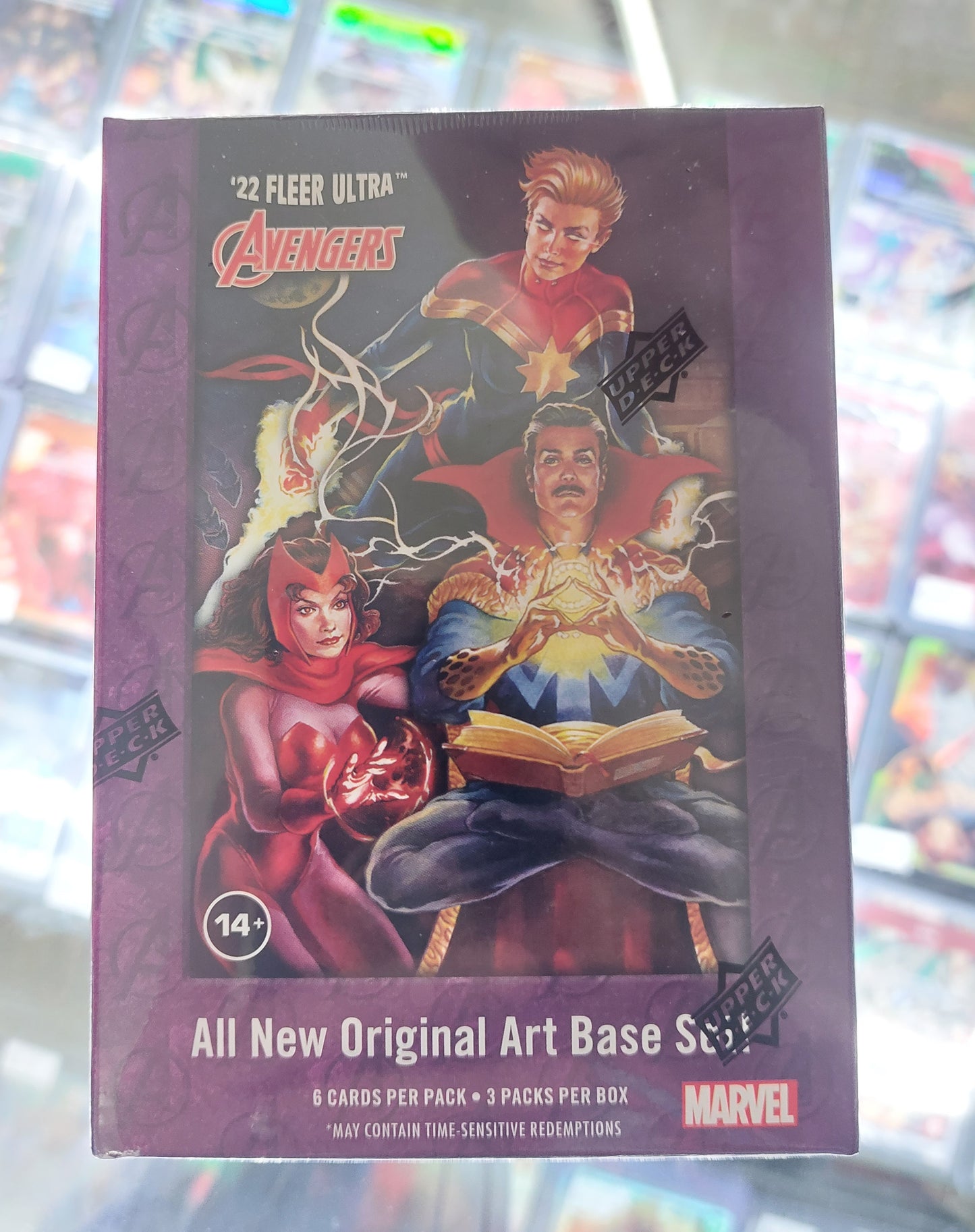 2022 UPPER DECK MARVEL FLEER ULTRA AVENGERS BLASTER BOX SEALED BRAND NEW(3 packs of 6 cards)