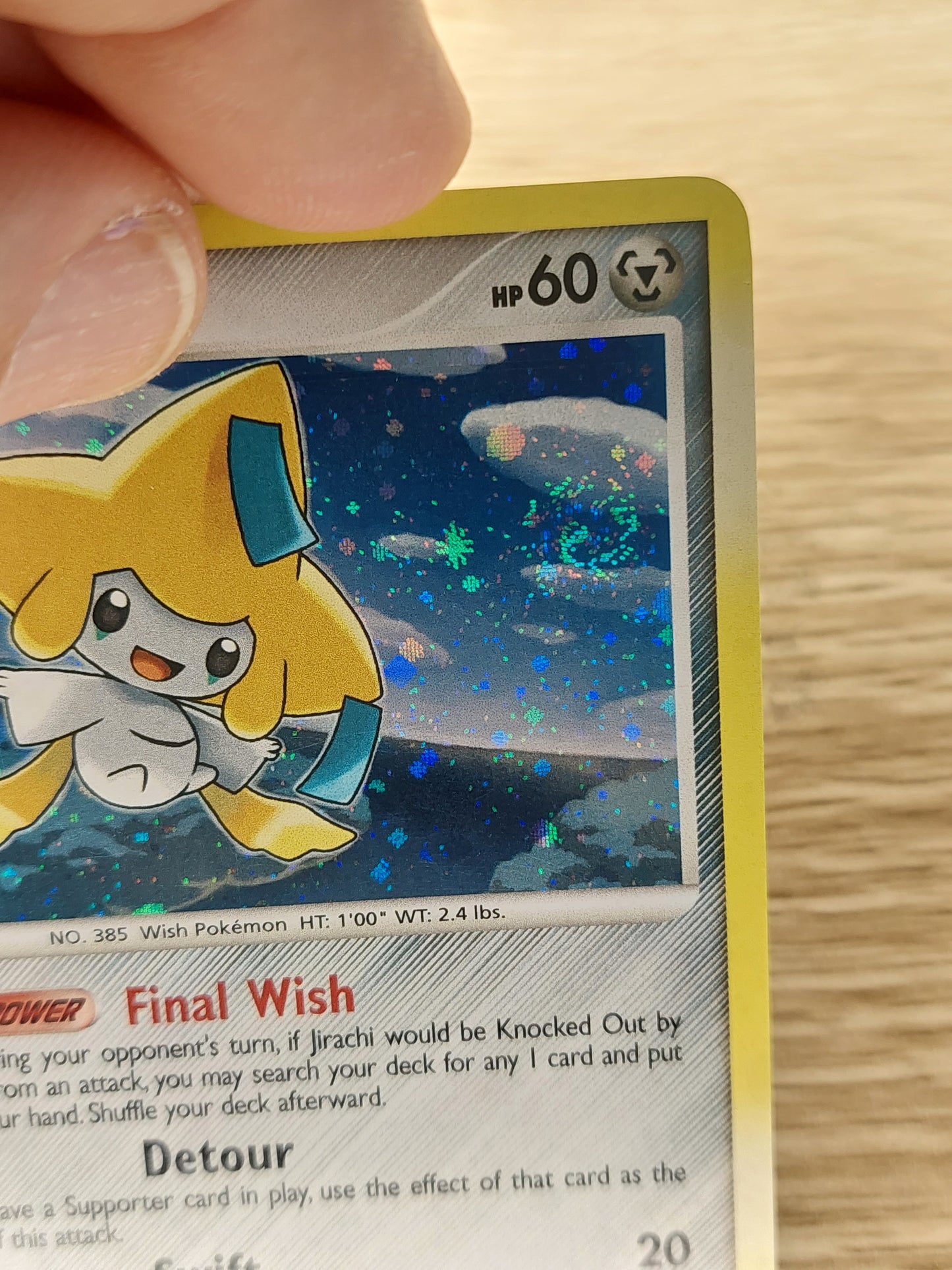 2009 Pokemon Rising Rivals 7/111 Jirachi Holo Rare Nr Mt (*Swirl)