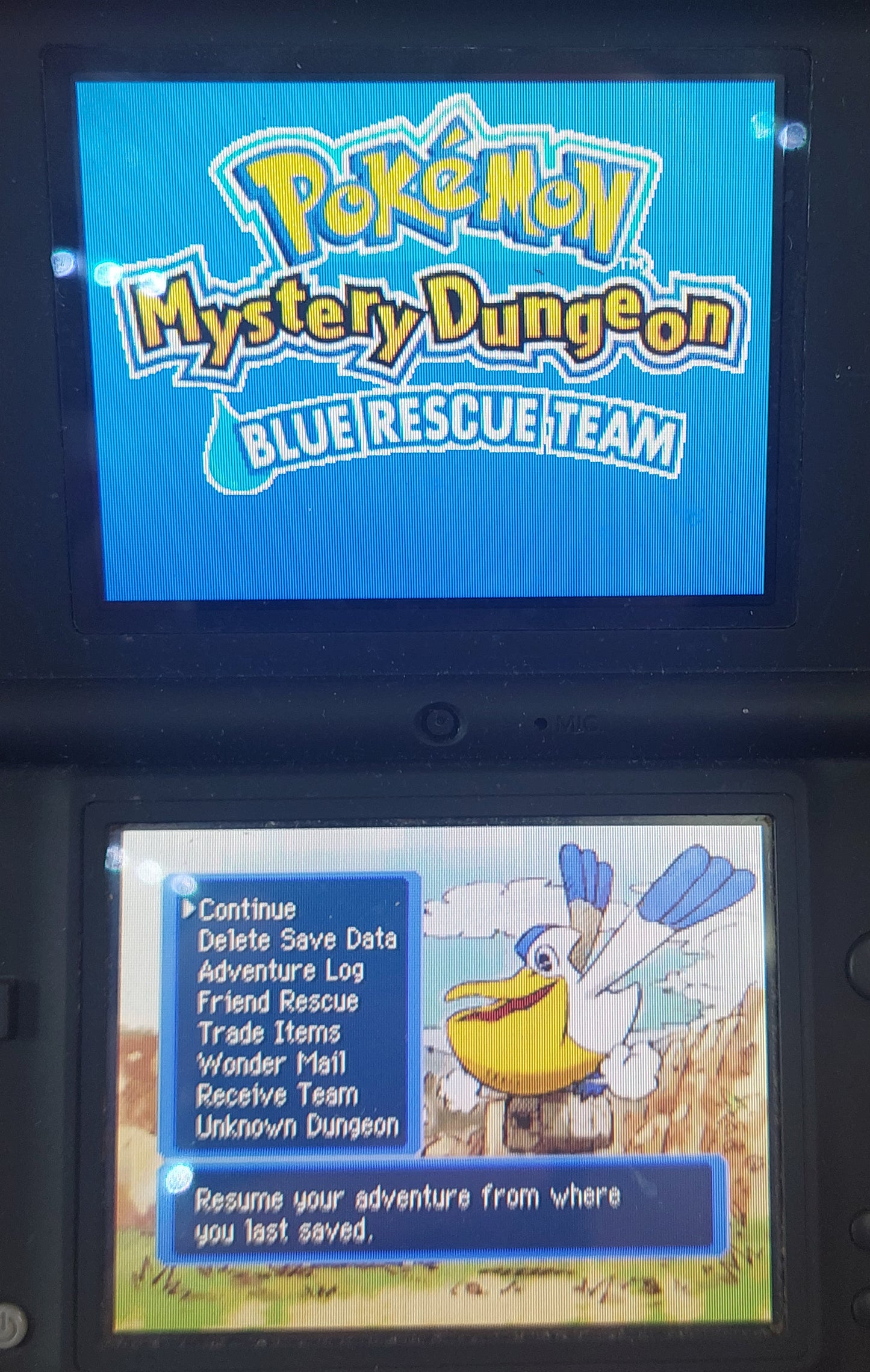 Nintendo DS Pokémon Mystery Dungeon Blue Rescue Team AUS PAL TESTED Cart Only