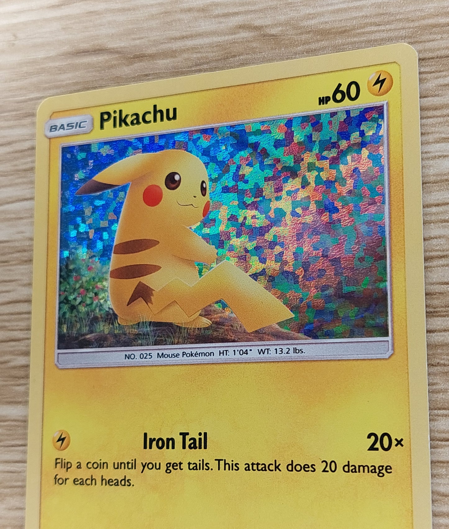 PIKACHU 6/12 POKEMON CARD ENGLISH MCDONALD'S PROMO HOLO 2019 SM