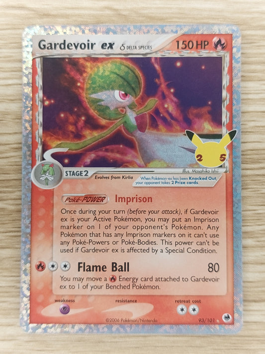 Pokemon Celebrations 93/101 Gardevoir ex Delta Species Holo NM