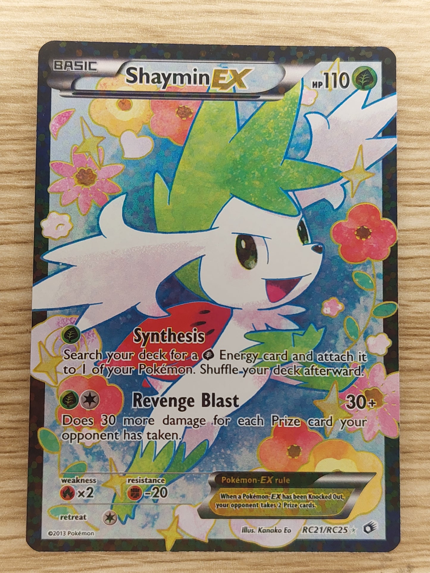 RC21/RC25 SHAYMIN EX Radiant Collection Pokemon TCG Legendary Treasures