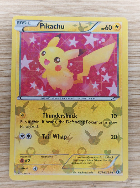 2013 Pokemon Radiant Collection RC7/RC25 Pikachu