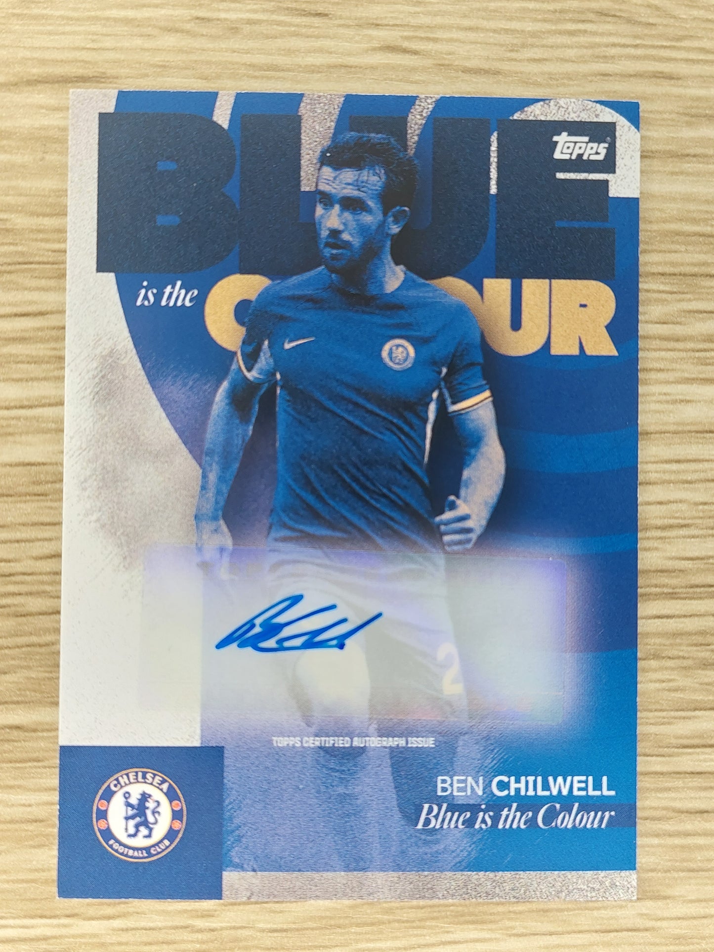 2024 Topps Chelsea Team Set Ben Chilwell Auto BC-BC