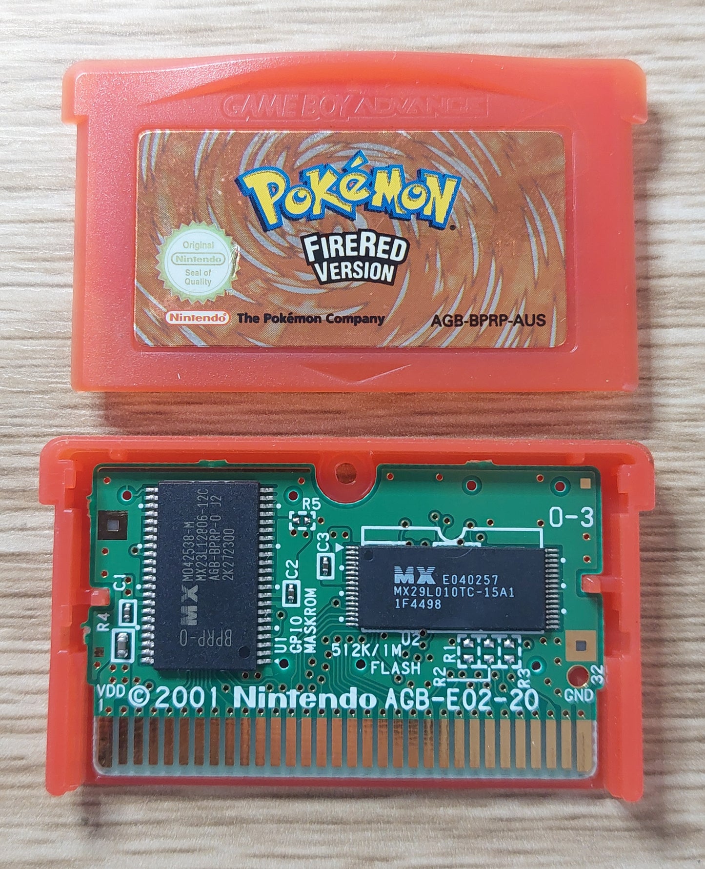 Pokemon Game Boy Advance Fire Red Version AUS PAL Tested & Cleaned