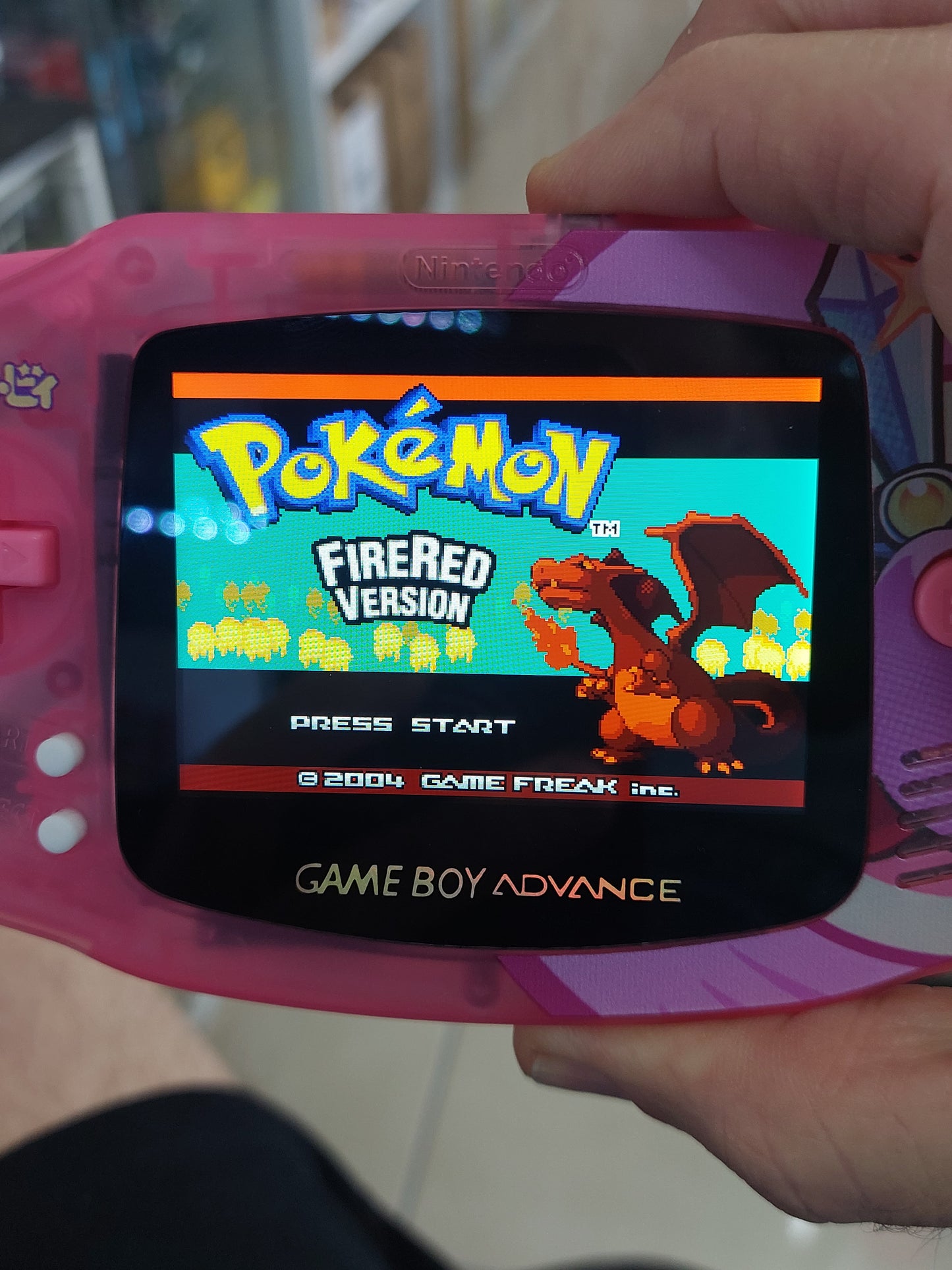 Pokemon Game Boy Advance Fire Red Version AUS PAL Tested & Cleaned