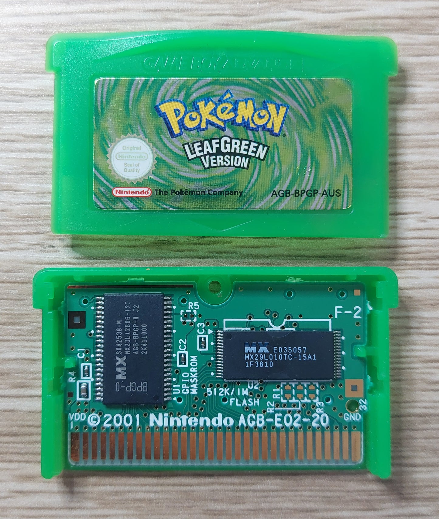 Pokemon Game Boy Advance LEAF Green Version AUS PAL Tested & Cleaned