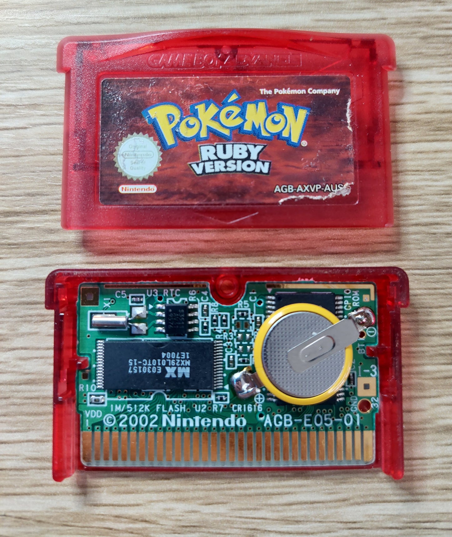 Pokemon Game Boy Advance Ruby Version AUS PAL NEW Battery Tested & Cleaned