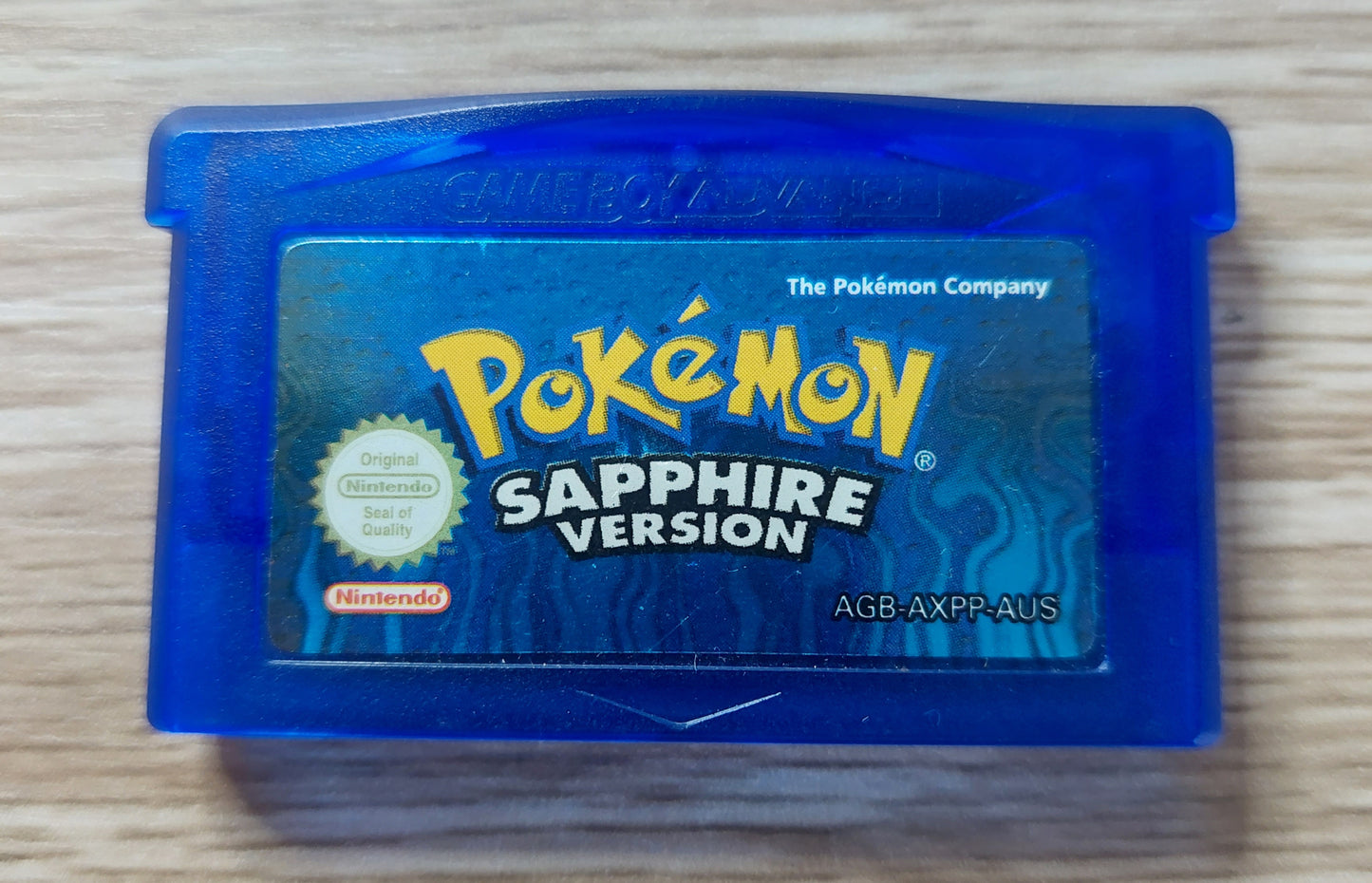 Pokemon Game Boy Advance Sapphire Version AUS PAL NEW Battery Tested & Cleaned