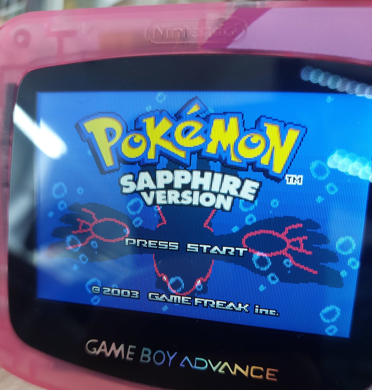 Pokemon Game Boy Advance Sapphire Version AUS PAL NEW Battery Tested & Cleaned