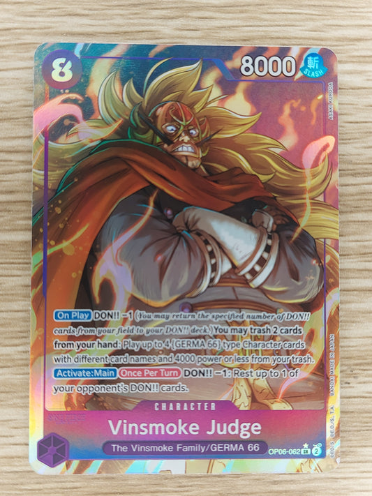 One Piece TCG - Vinsmoke Judge OP06-062 Alt Art - Wings of Captain - English